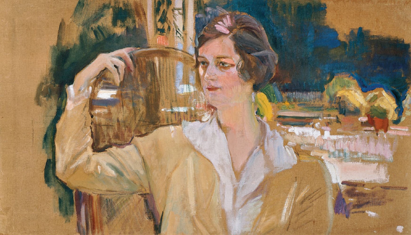 Retrato de Mabel Rick, señora Pérez de Ayala pintado por Sorolla