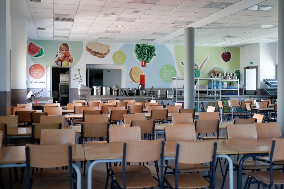 Archivo - Comedor del Colegio Nobelis de Valdemoro.