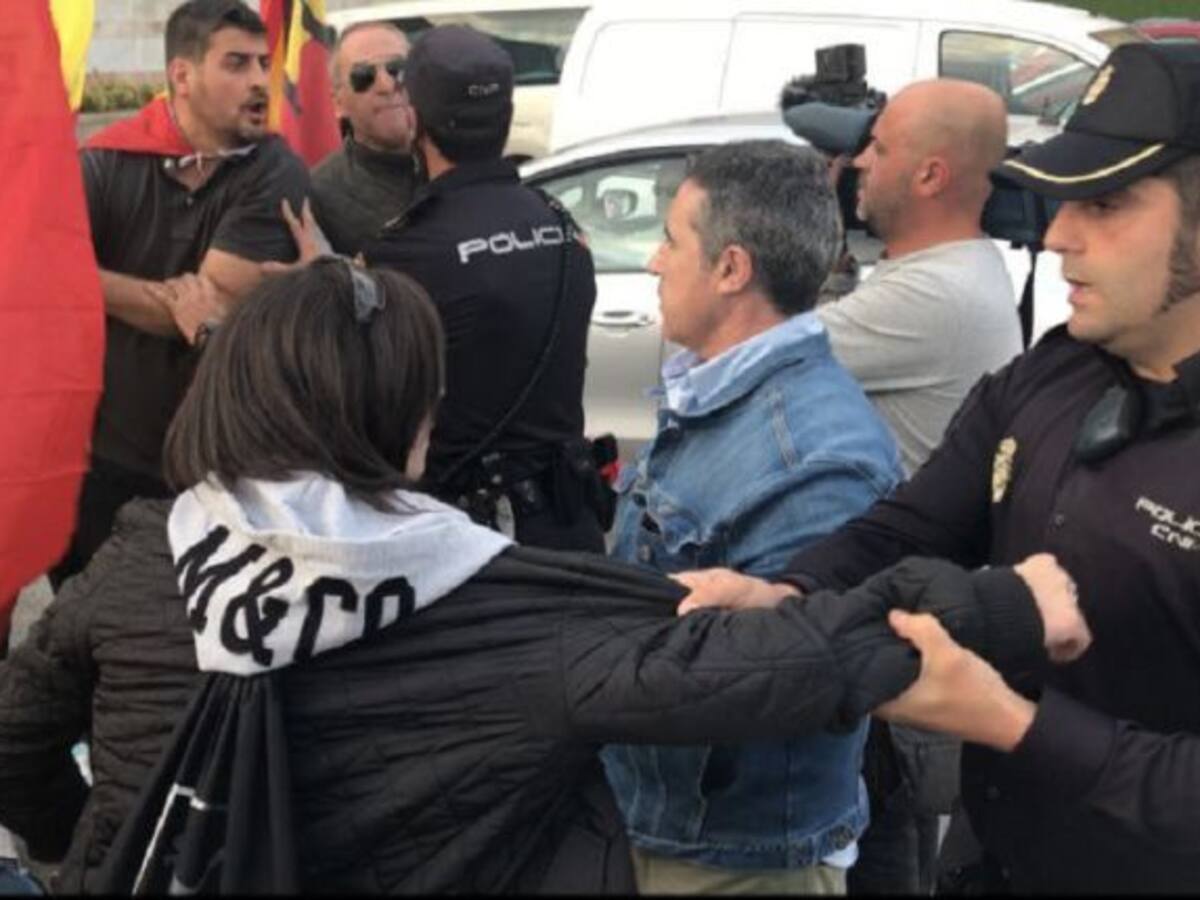 La fiscalía pide multa por agresión tras el mitin de Pablo Iglesias