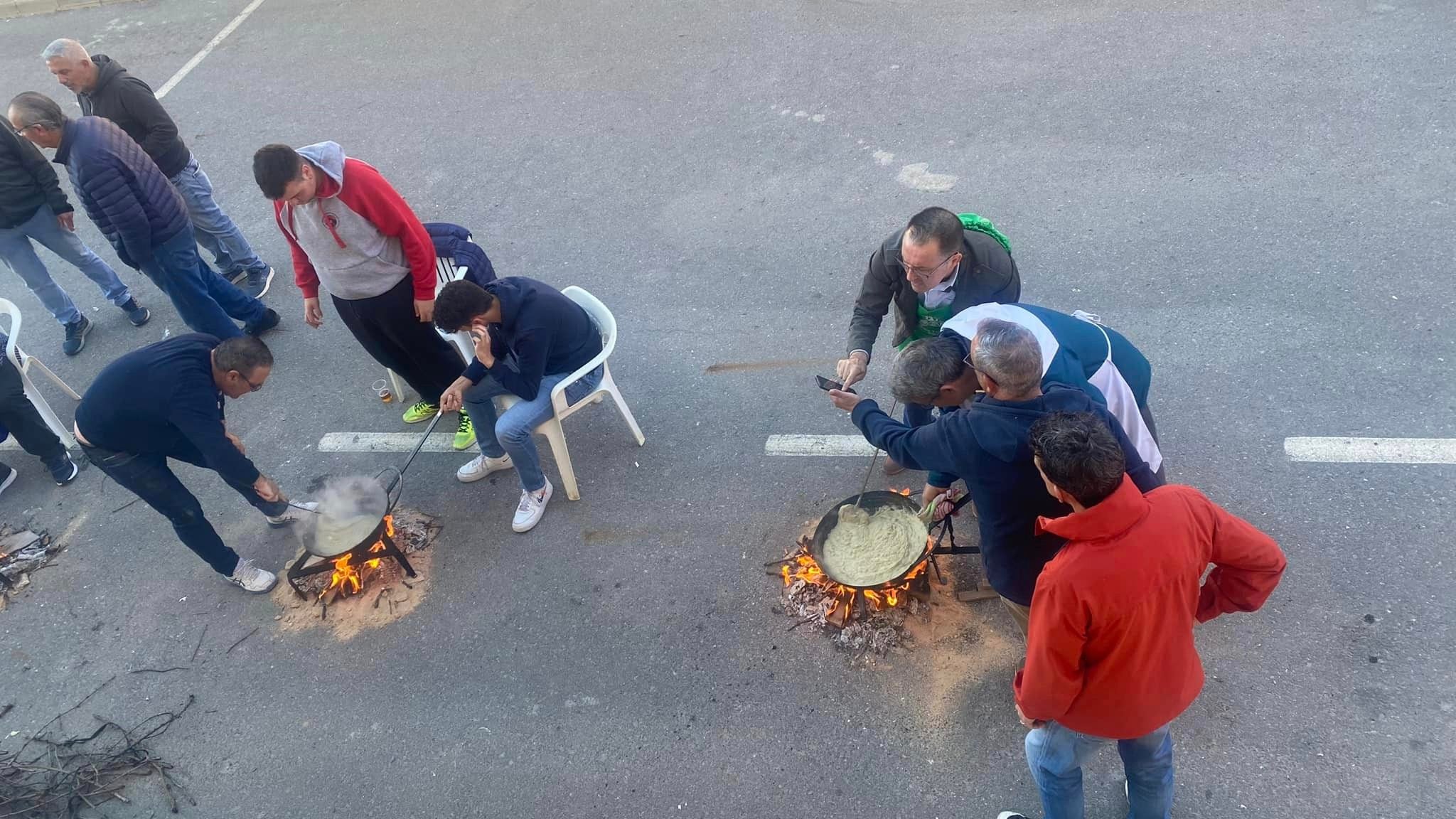 Almuerzo festero de los maseros de Biar