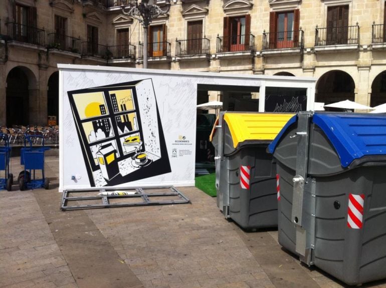 El reciclaje bate records  en marzo en Vitoria