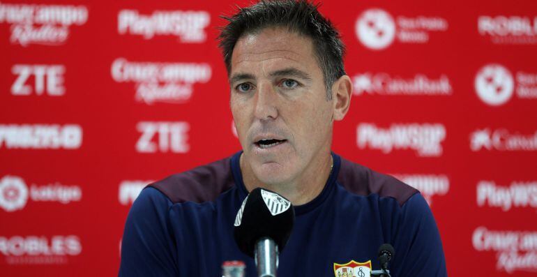 El entrenador argentino del Sevilla, Eduardo Berizzo.