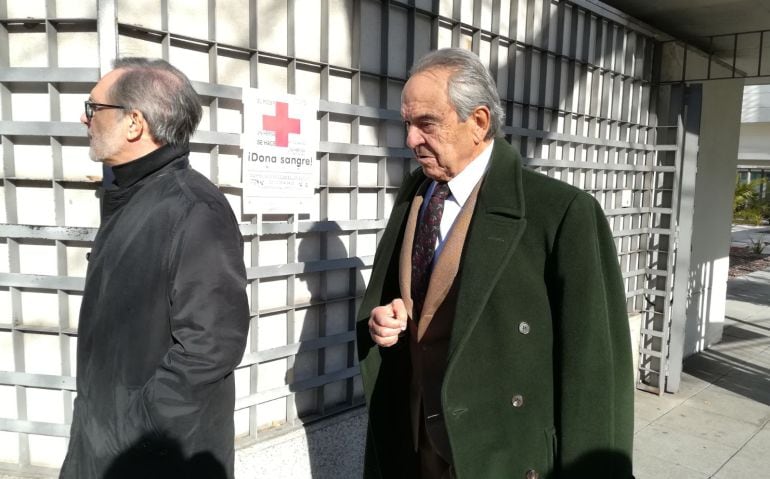 Jaime Botín a la salida de los juzgados de Madrid