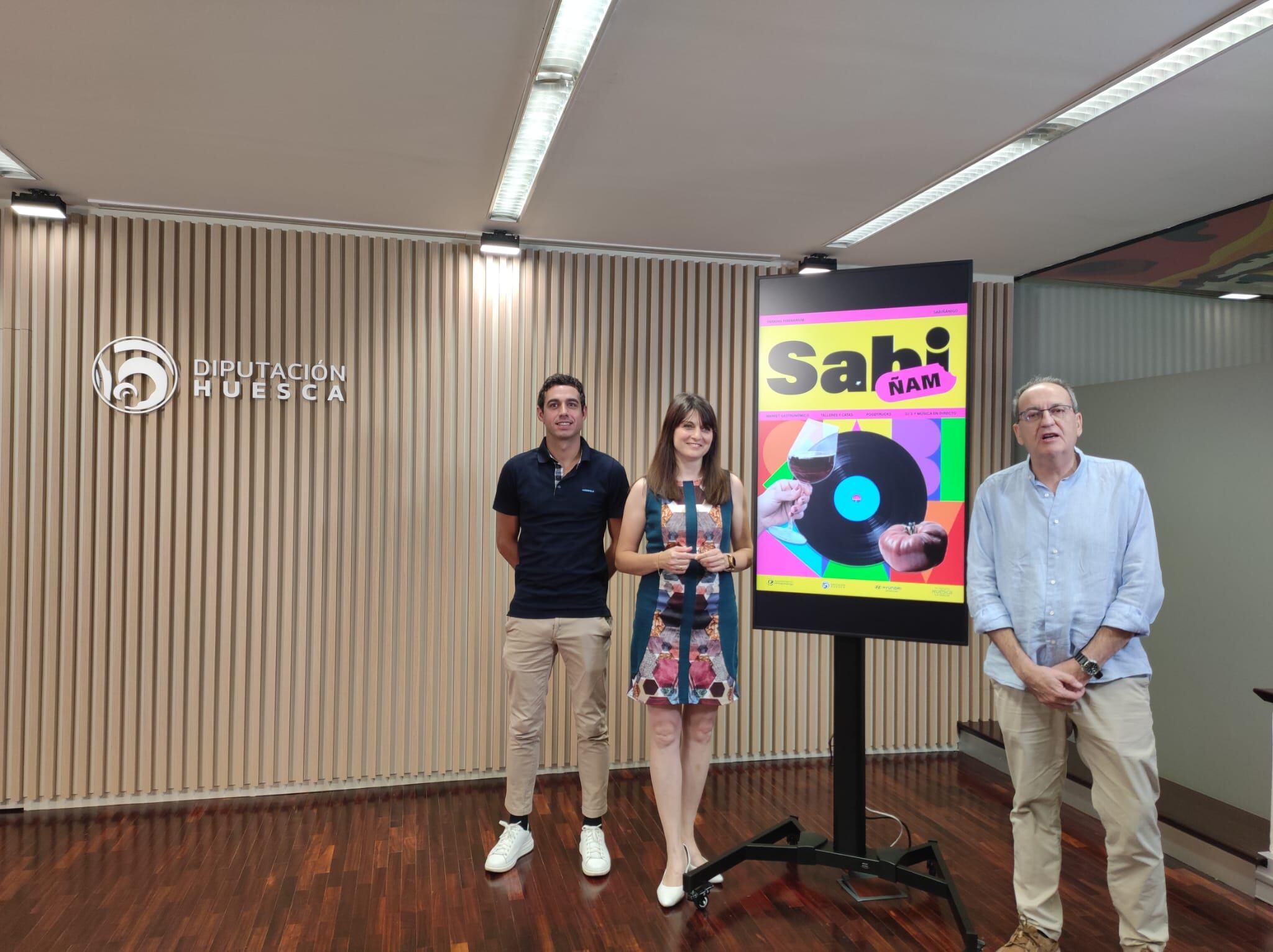 Presentación en la DPH de la segunda edición del Festival gastronómico y musical que se celebra en Sabiñánigo.