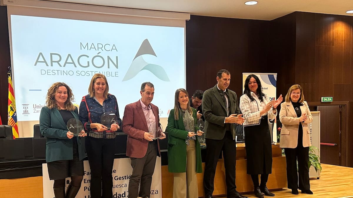 La Comarca de la Jacetania recibe el premio distintivo “Marca Aragón Destino Sostenible”