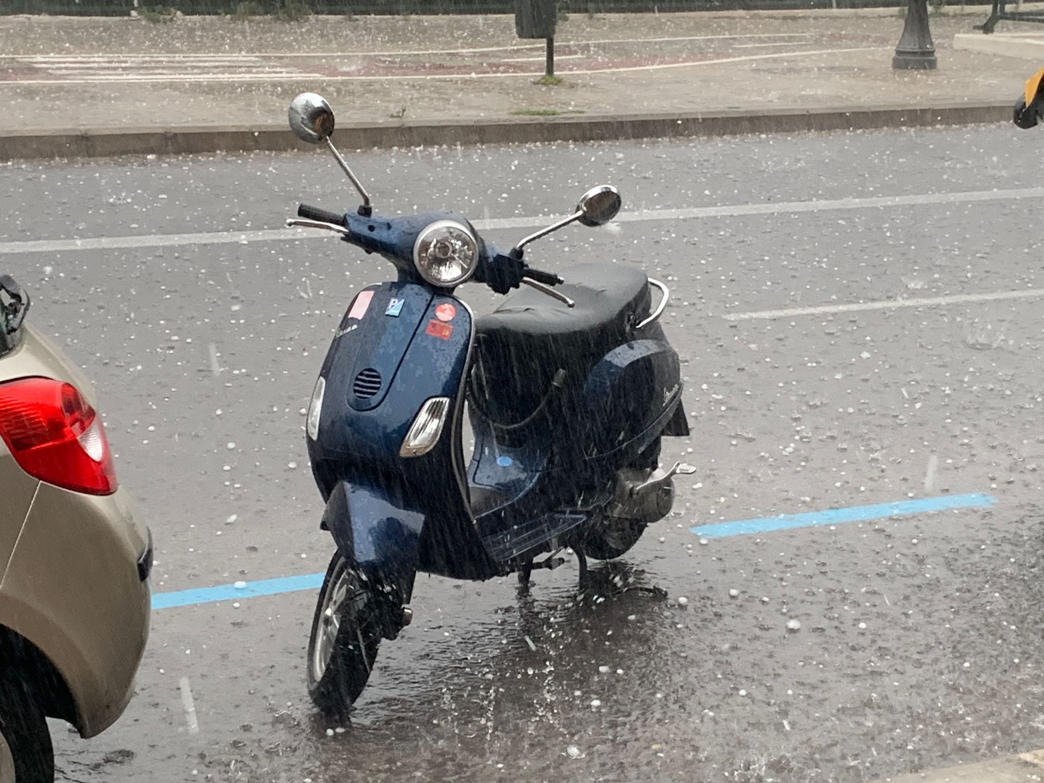 Granizada en València