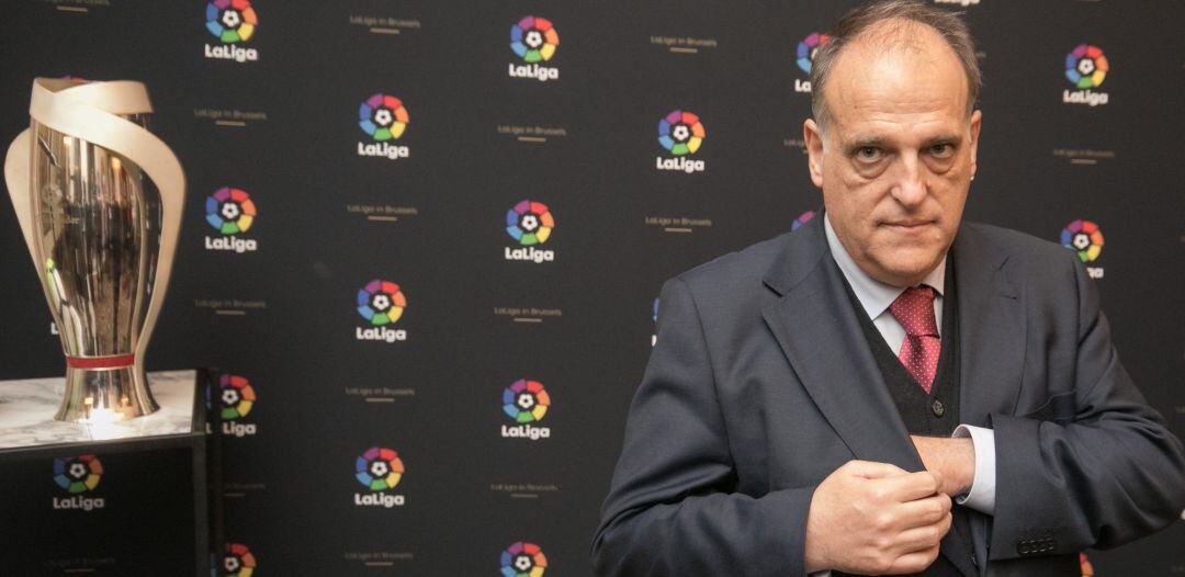 Javier Tebas, en una imagen de archivo