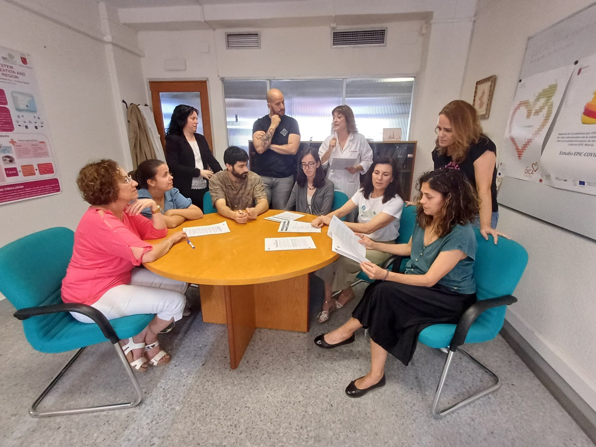 Foto: Equipo de la Unidad de Vigilancia del Servicio de Epidemiología de la Consejería de Salud que ha trabajado en la elaboración del Protocolo.