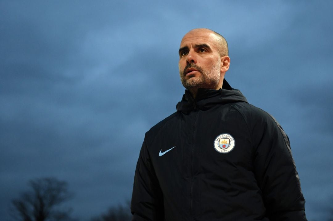 Pep Guardiola, con el Manchester City