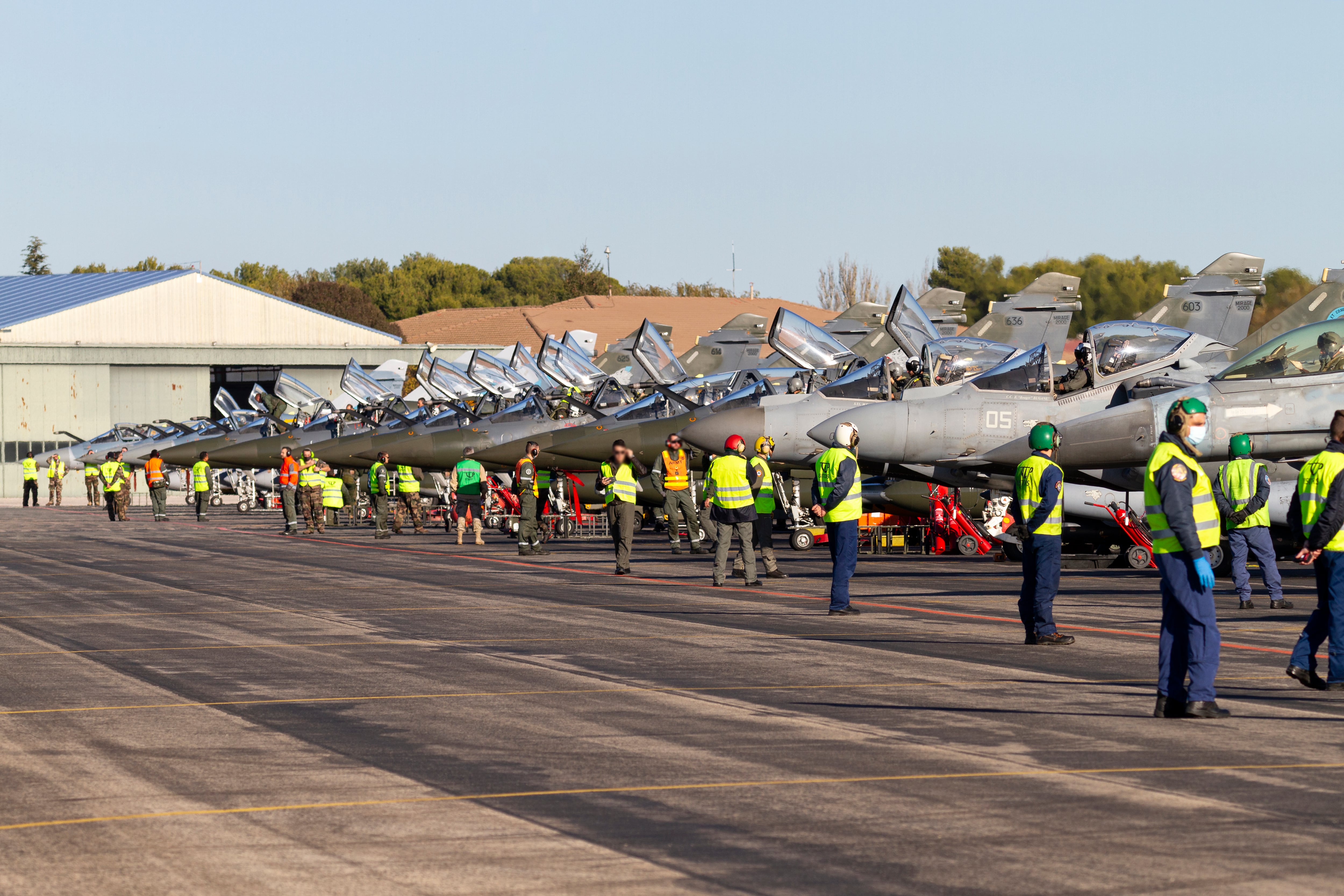 Imagen de archivo de un curso de vuelo en la Base Aérea de los Llanos