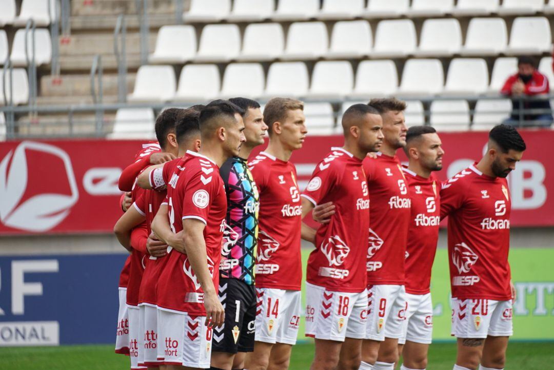 Once del Real Murcia ante el Atlético Mancha Real 