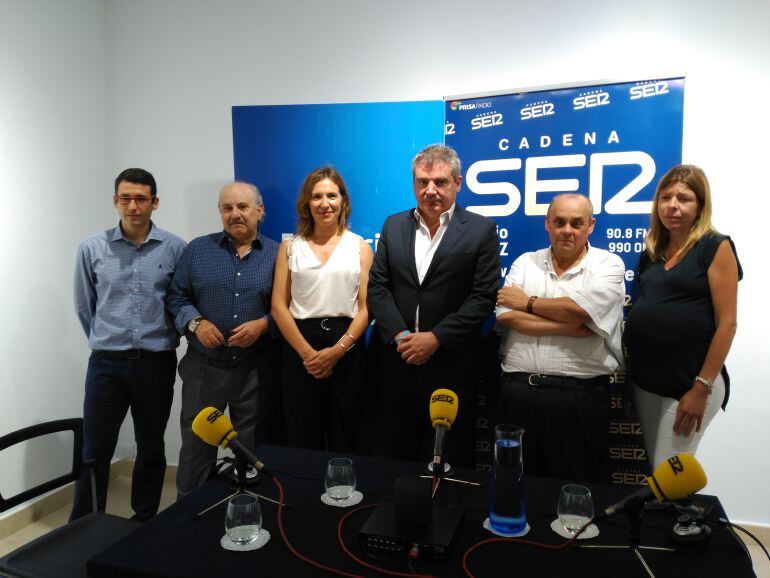Ignacio de la Varga, Juan Manuel Pedreño, Lourdes Acosta, Manuel Vizcaíno, Theo Vargas y María del Mar Díez