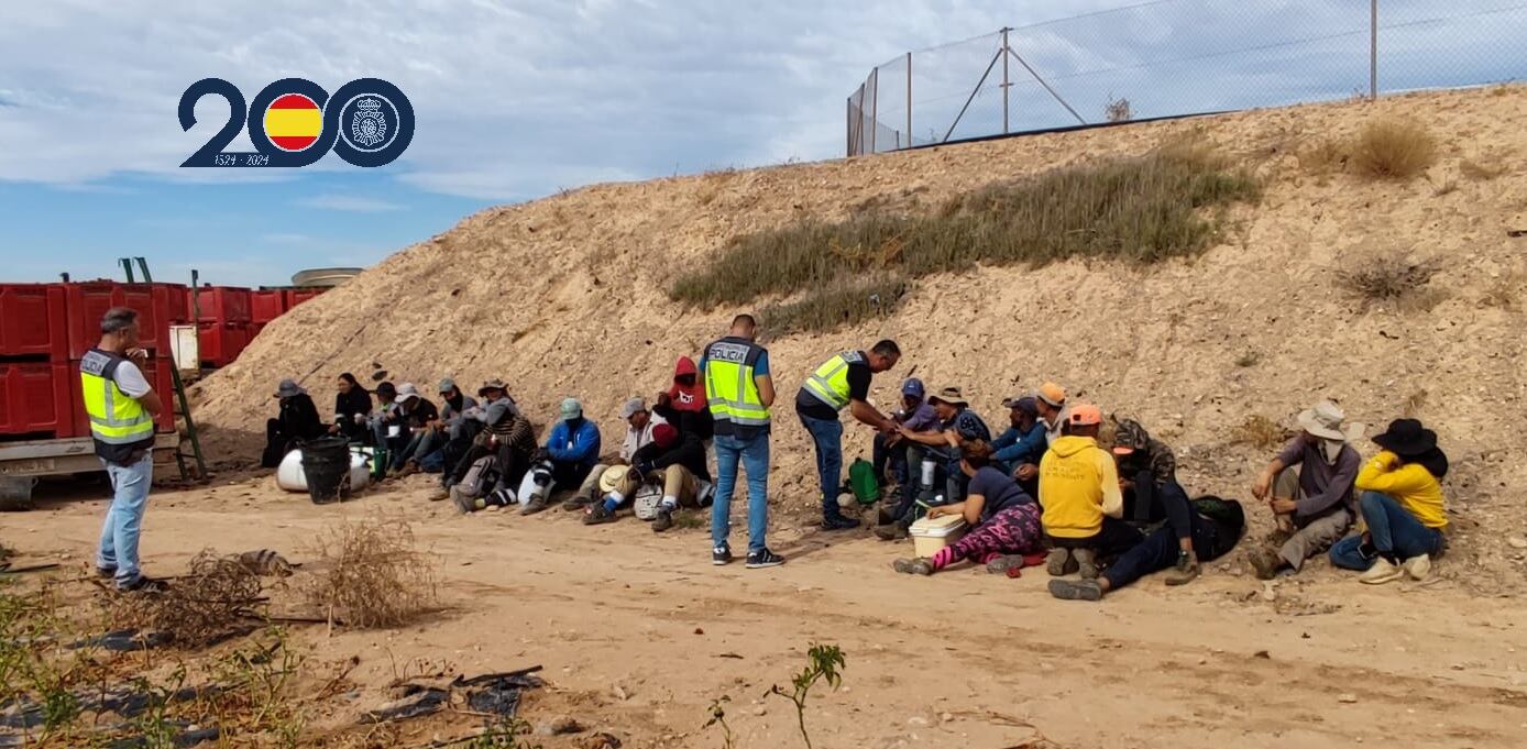 Operación contra la explotación laboral de inmigrantes
