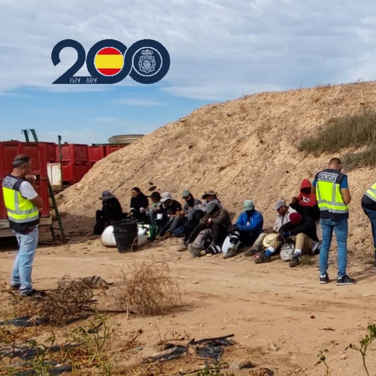 Diez detenidos y 247 identificados en un operativo contra la explotación de extranjeros en Lorca