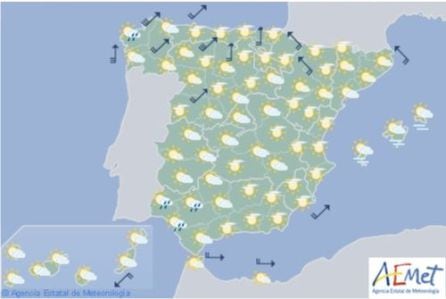 Temporal del día 12 de octubre de 2018