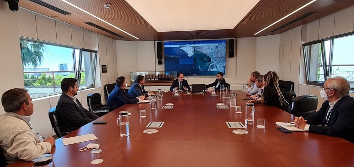 Un momento de la reunión