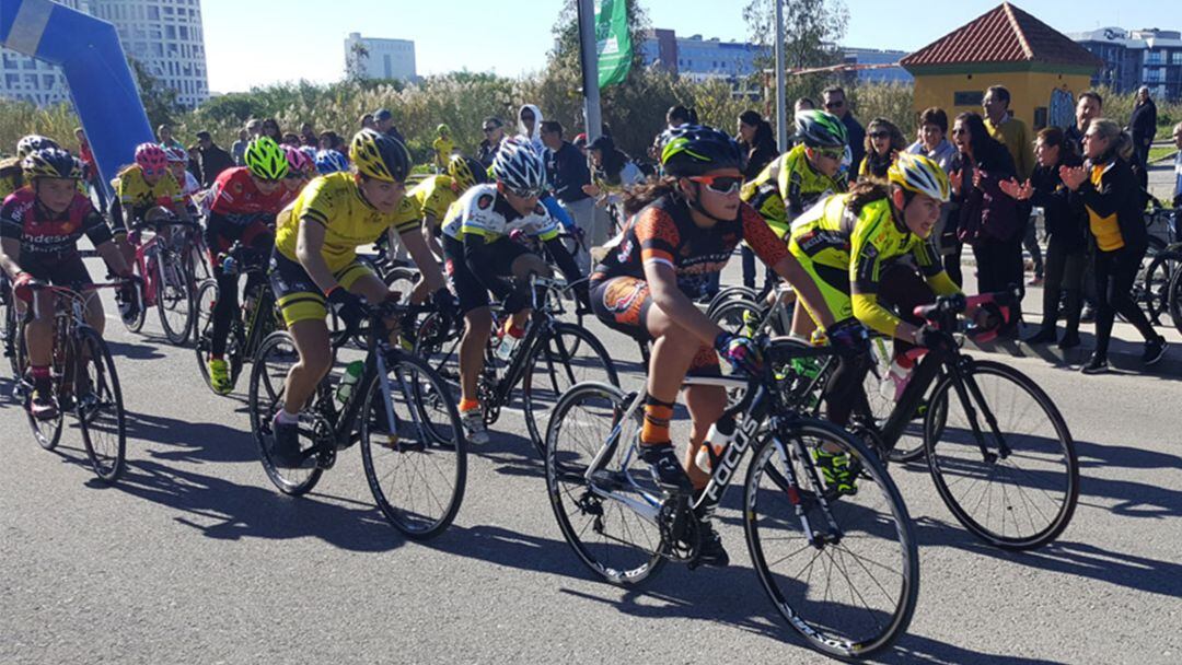 Un momento de una prueba.