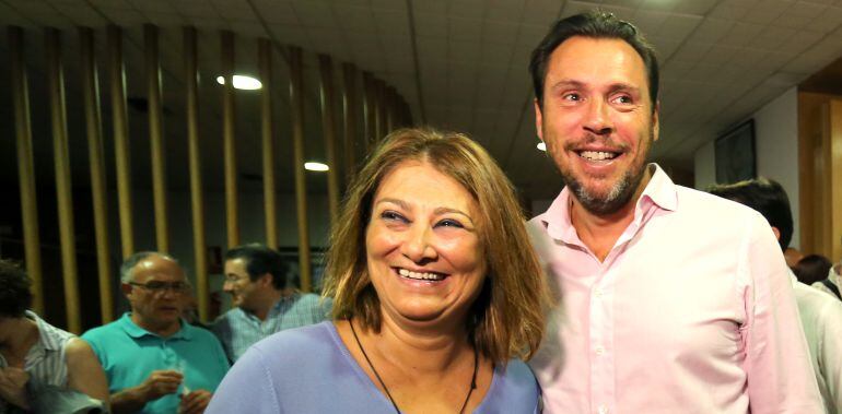 Teresa López y Óscar Puente, en una imagen de archivo