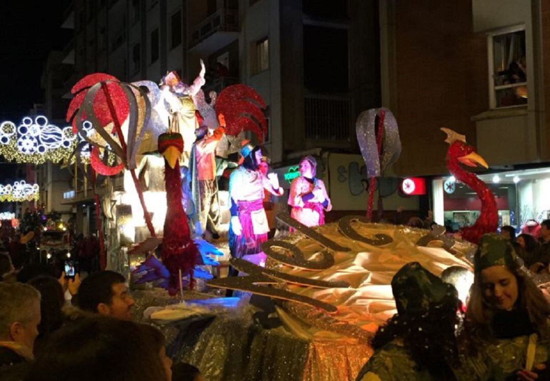 Melchor, en un momento de la cabalgata