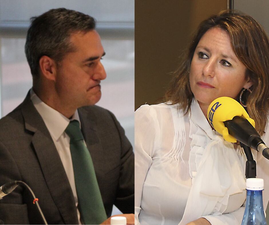 Antonio Ortolá de Vox y Begoña Carrasco del PP