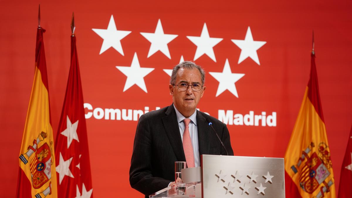 El vicepresidente de Gobierno de la Comunidad de Madrid, Enrique Ossorio