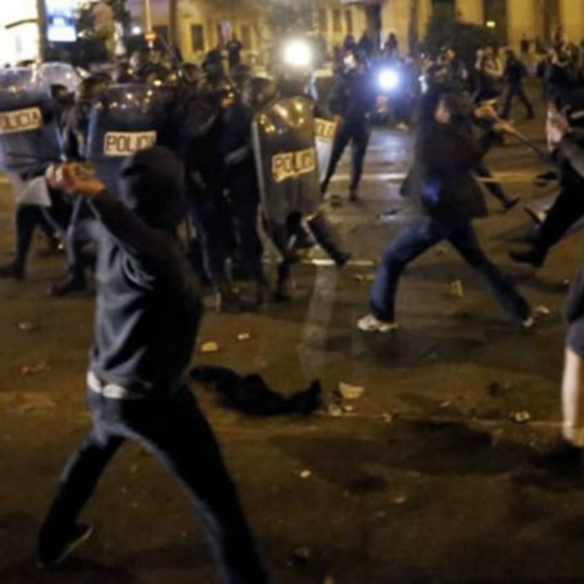 Un año de cárcel por agredir a un policía durante las 'Marchas de la Dignidad'