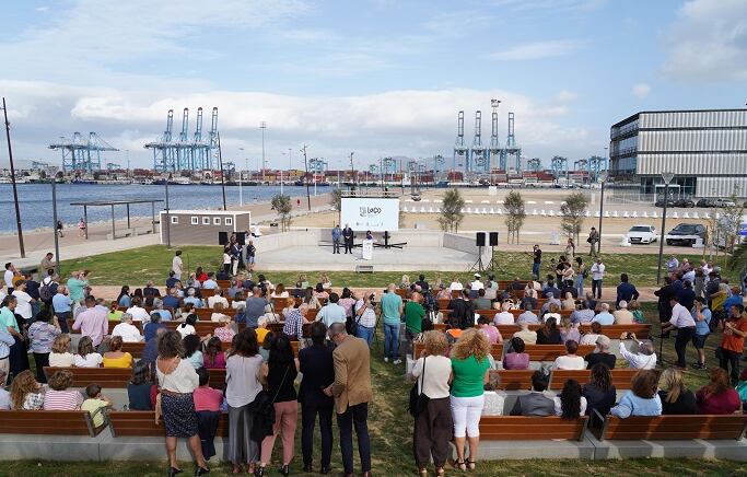 Inauguración del Lago Marítimo