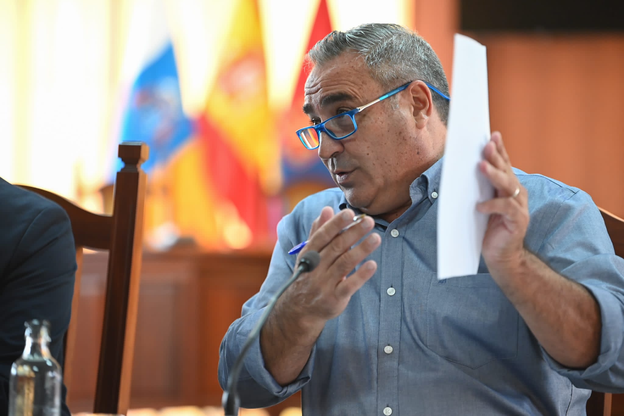 Ángel Vázquez, consejero de los Centros de Arte, Cultura y Turismo del Cabildo de Lanzarote.
