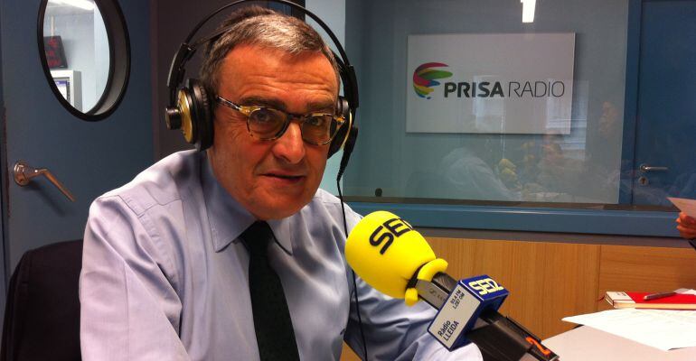 L'alcalde de Lleida en una entrevista als estudis de Ràdio Lleida