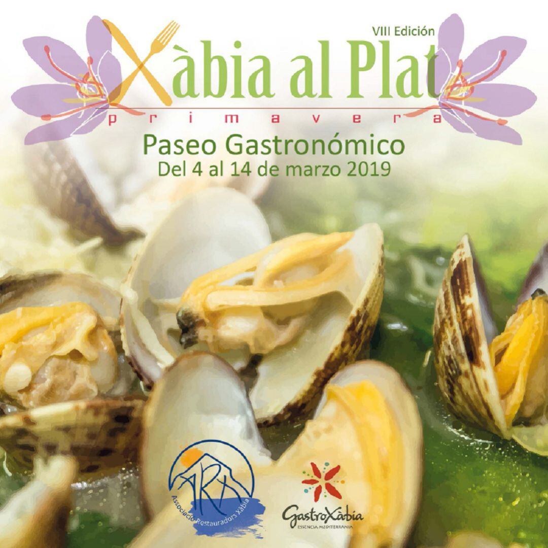 Portada de la VIII edición de Xàbia al Plat Primavera.