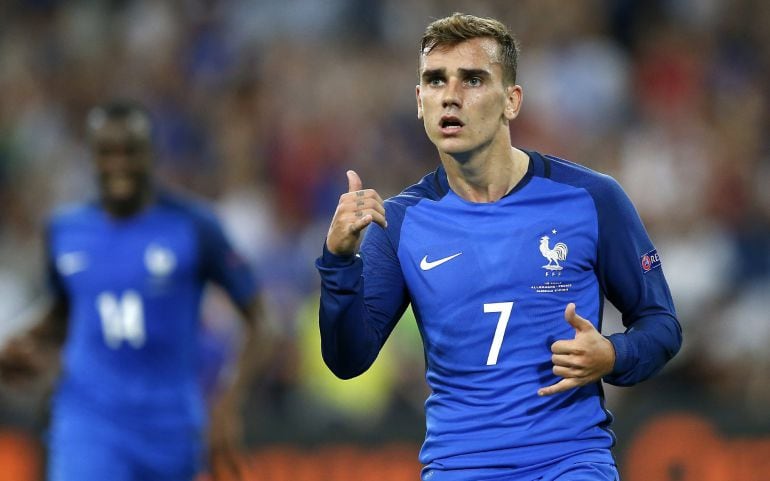 Antoine Griezmann, en el partido de semifinales ante Alemania.