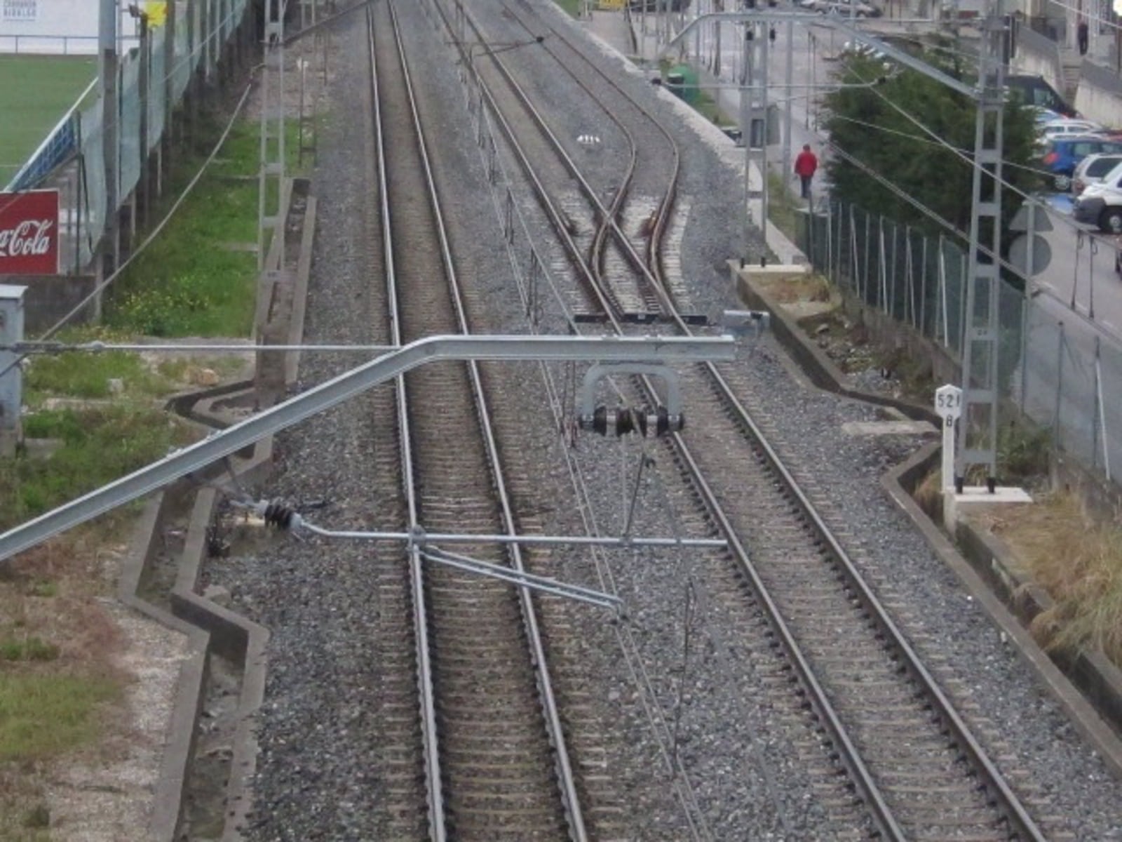 Vías de tren en Cantabria