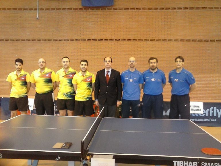 Gijón y TM Talavera antes de la final