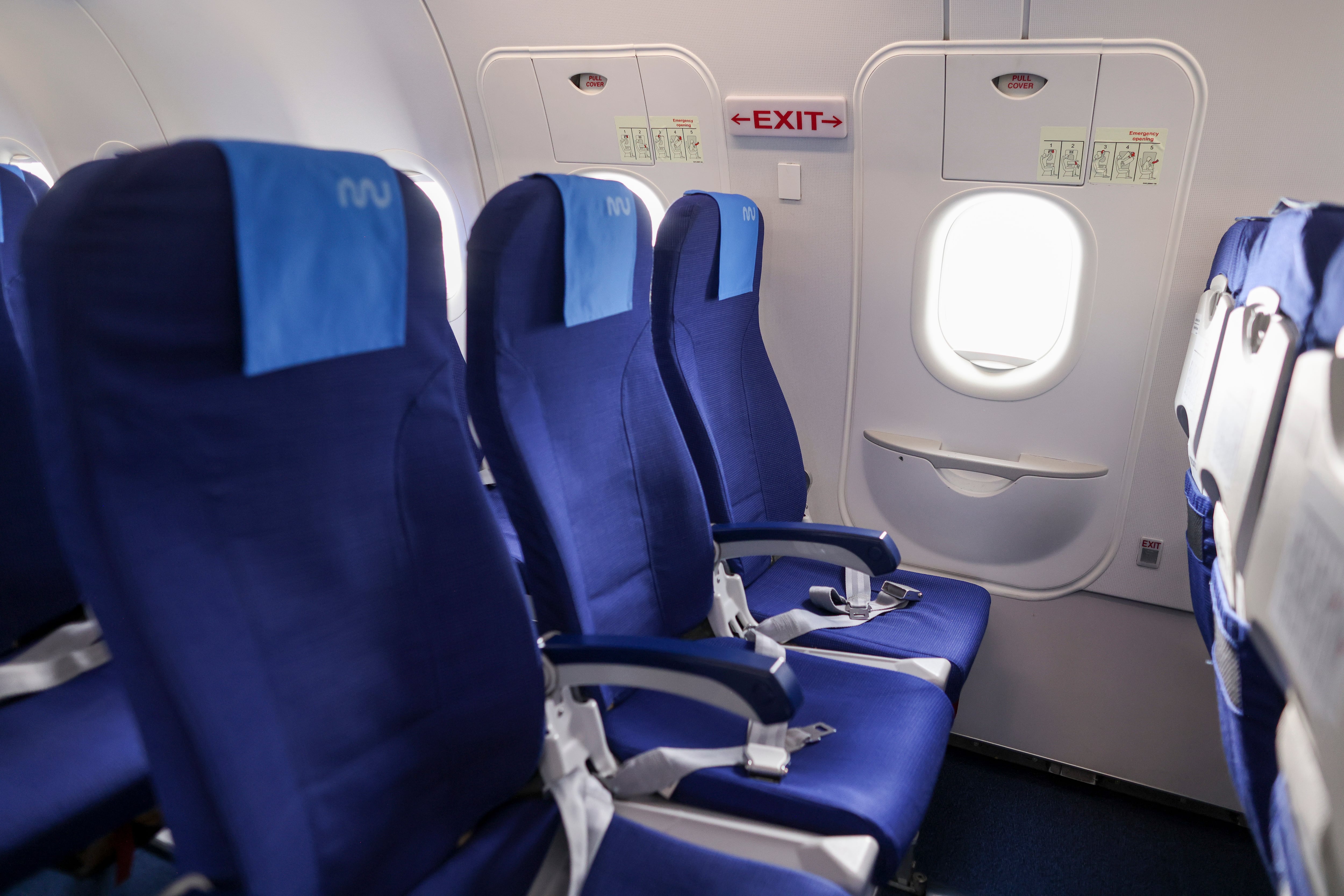 Asientos de un avión.