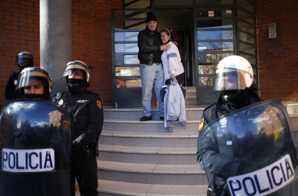 Desahucio de una familia