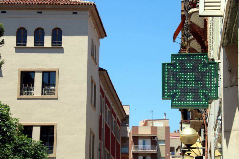 39 grados en un termómetro de Valls.