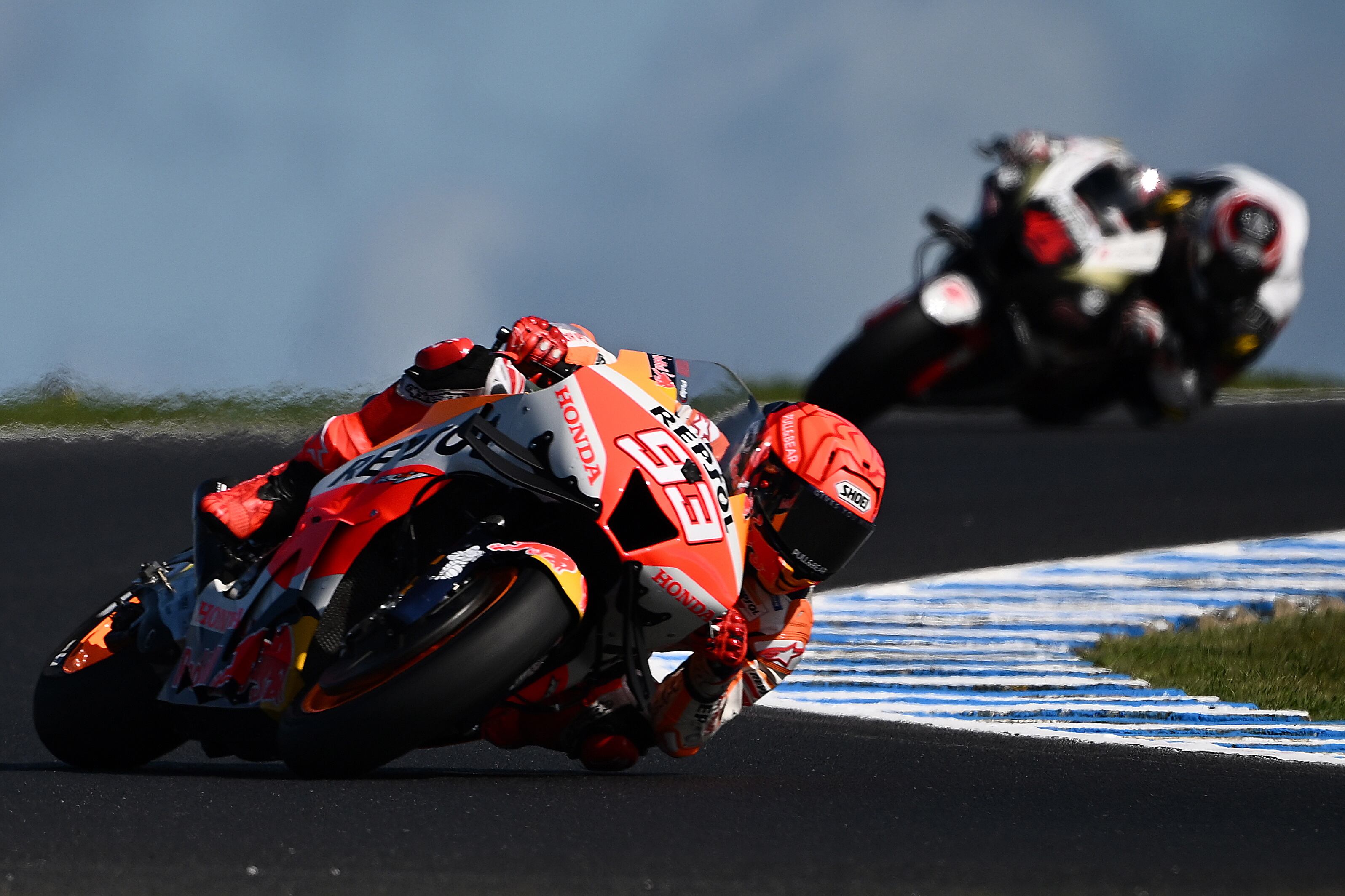 Marc Marquez en el GP De Australia.EFE/EPA/JOEL CARRETT AUSTRALIA AND NEW ZEALAND OUT