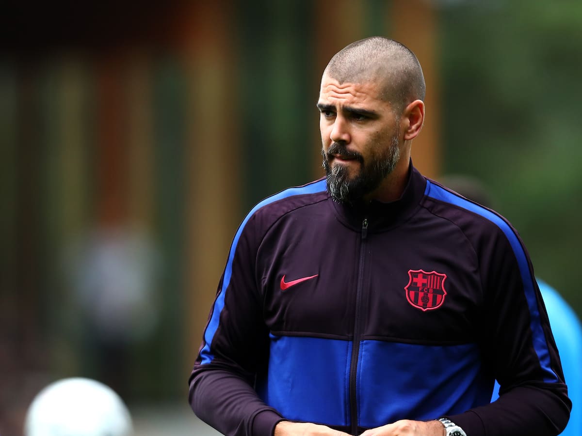 El exguardameta del Barça, Víctor Valdés, nuevo entrenador del Real Ávila