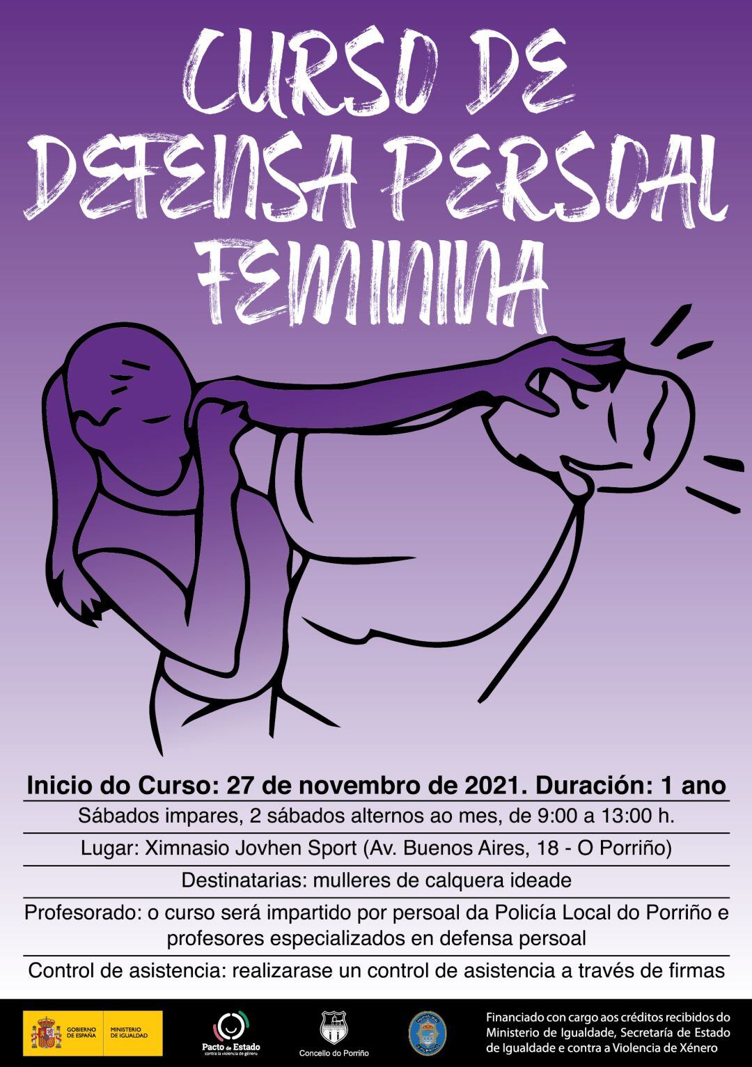 Curso defensa personal Porriño