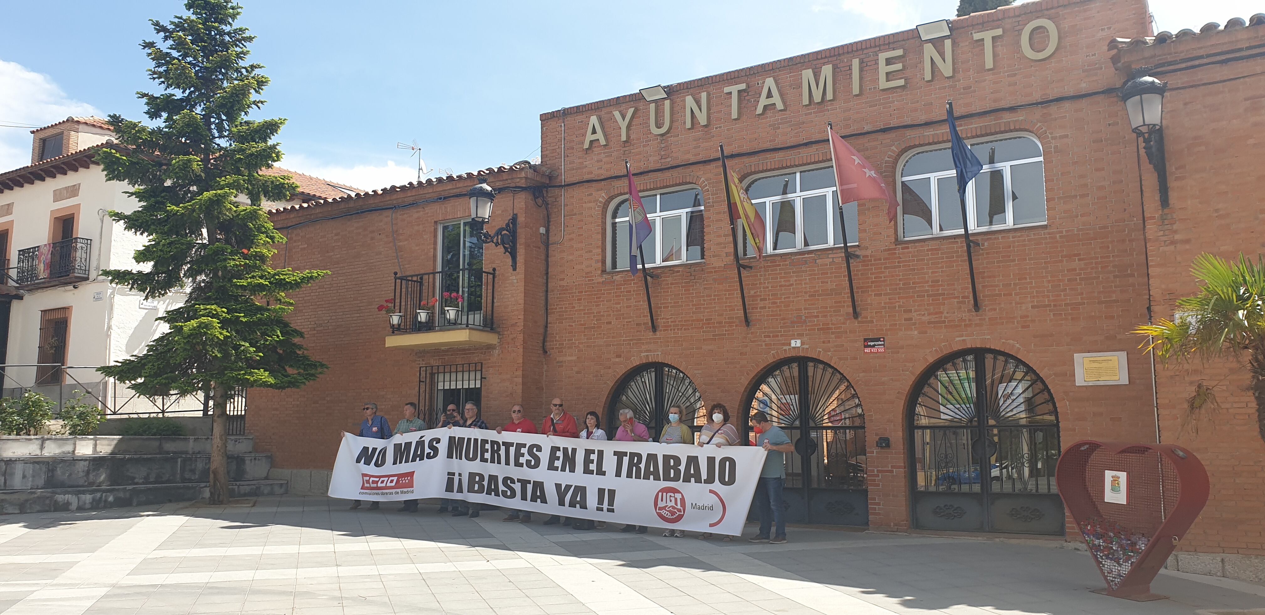 Concentración de UGT y CCOO en Algete