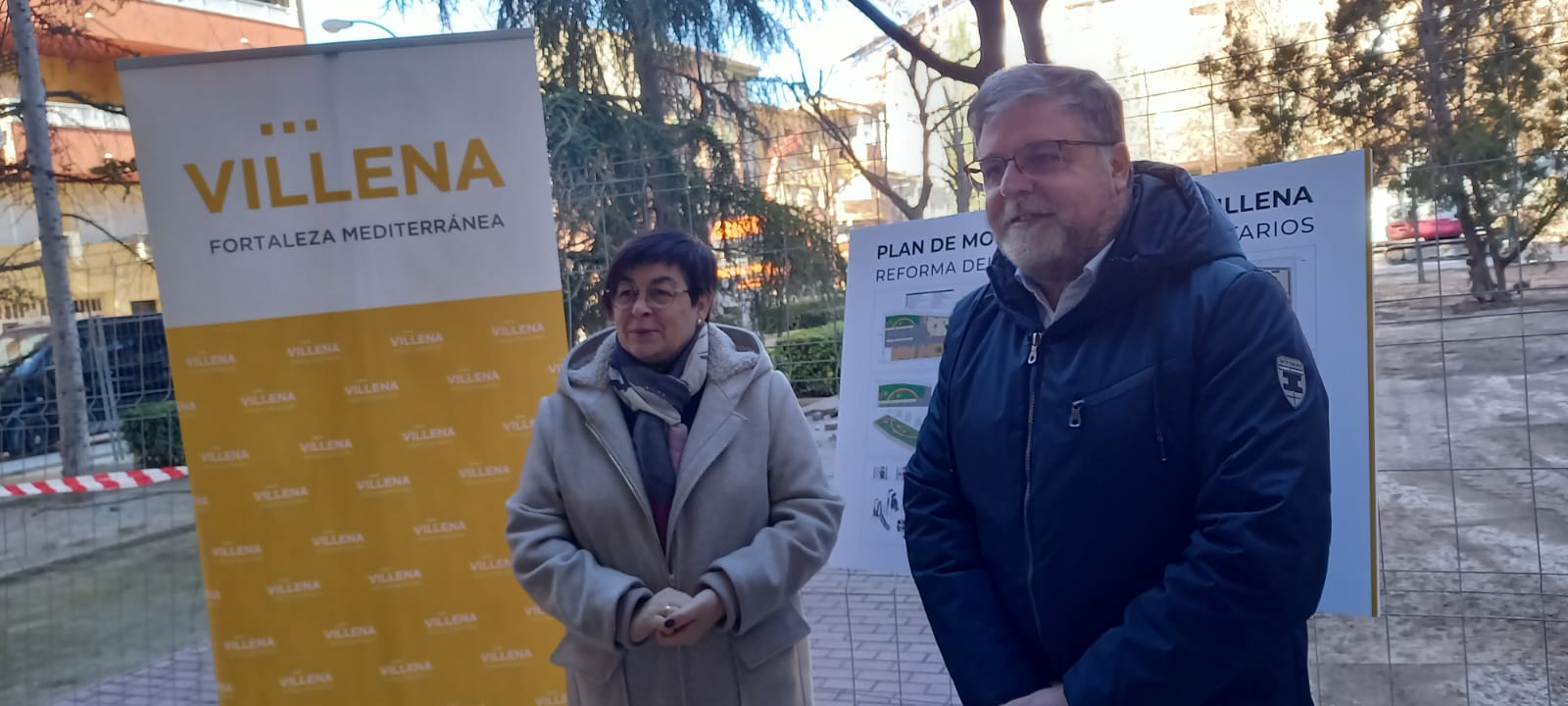 Alcalde y concejala de parques y jardines