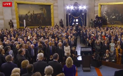 El Capitolio de Estados Unidos acoge la toma de posesión de Trump como presidente