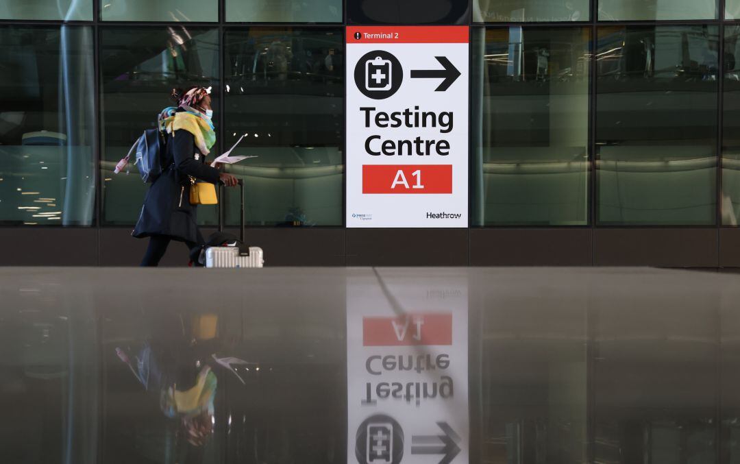 El aeropuerto de Londres.