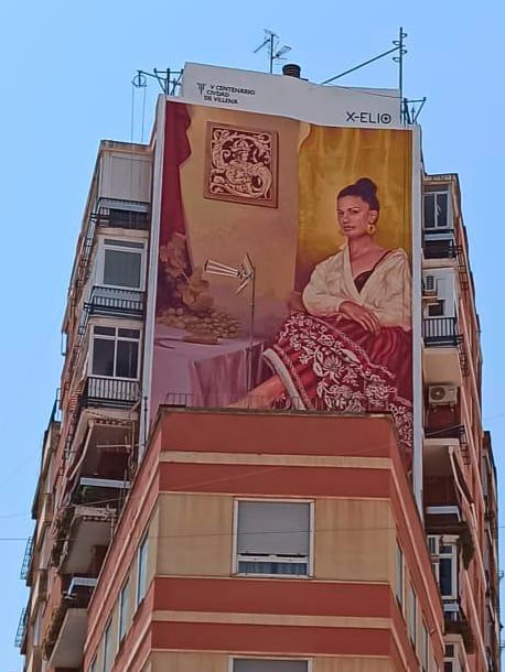 Imagen del mural del 5º centenario