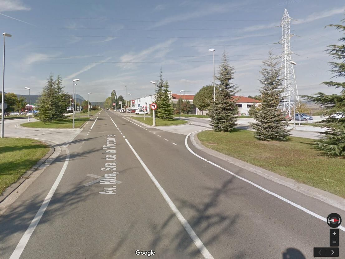 Punto en el que se cerrará la glorieta