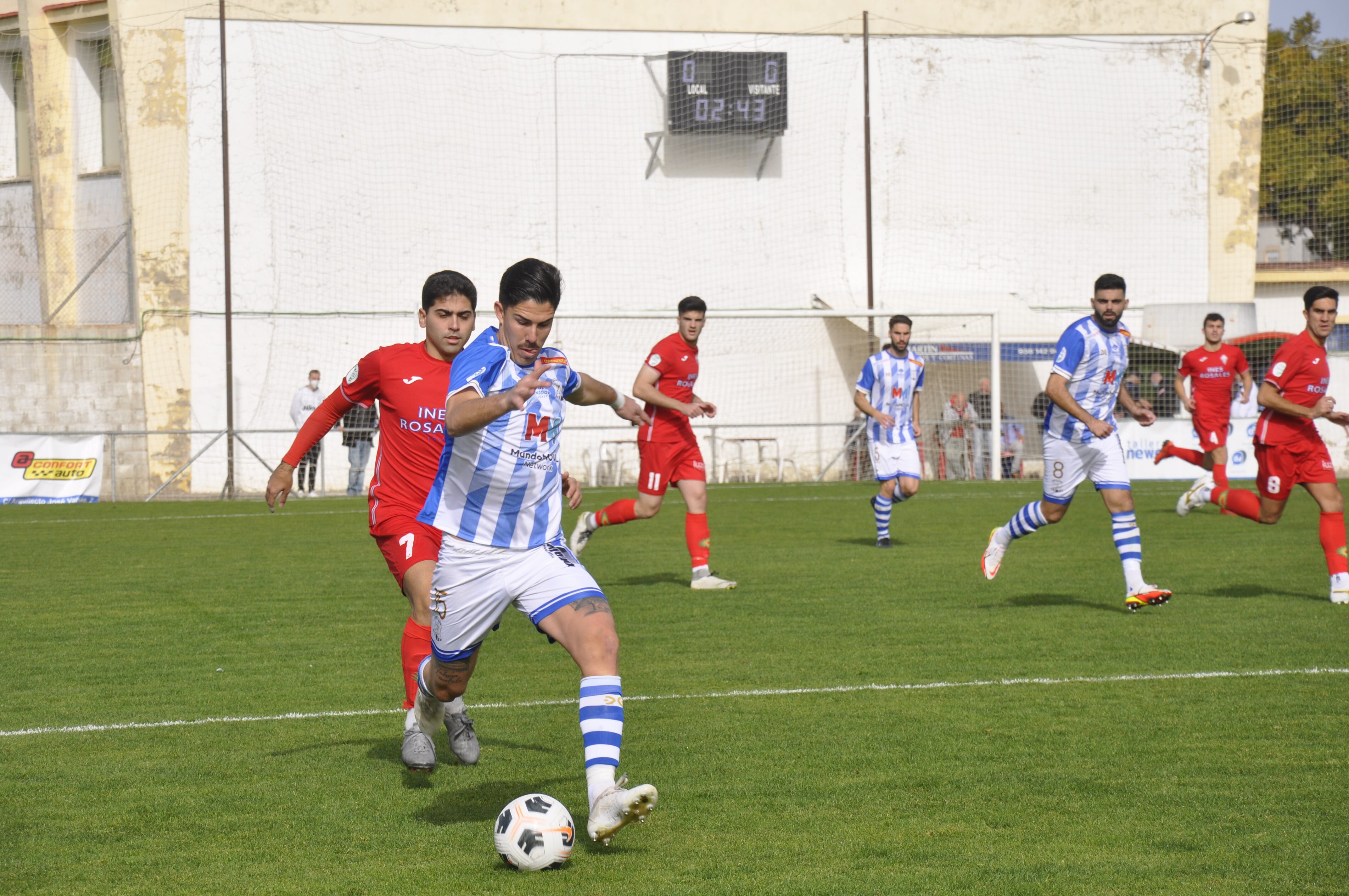 Partido disputado este domingo en el Pedro Garrido