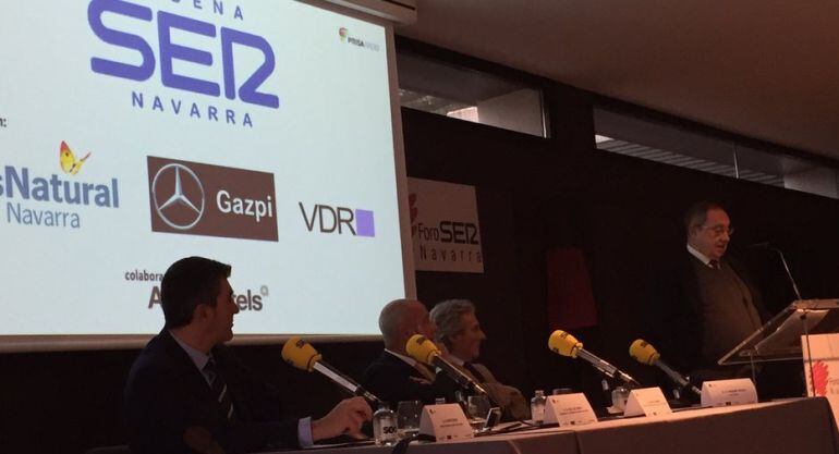 El president de Freixenet, José Luis Bonet, a la seva intervenció al Fòrum SER Navarra 