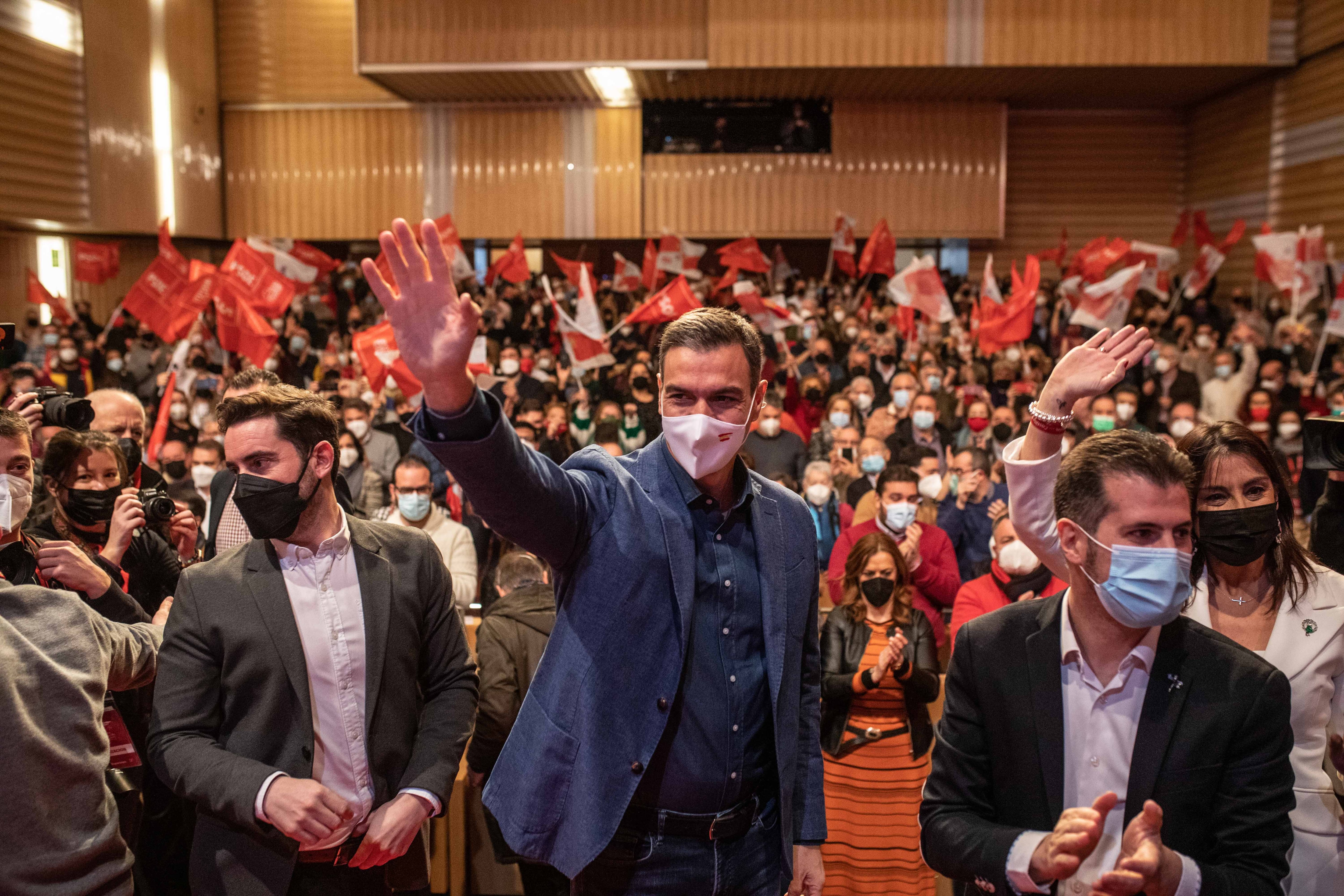 Pedro Sánchez apoya a Luis Tudanca en Zamora