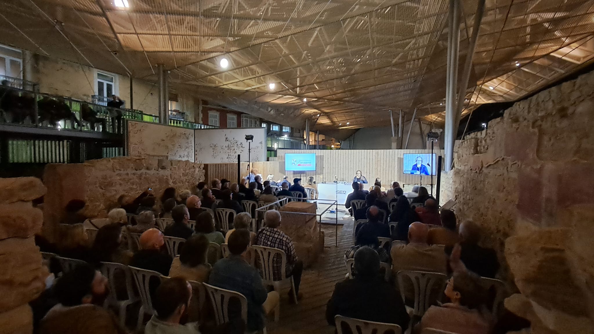 Público en el Barrio del Foro Romano durante la grabación de &#039;SER Historia&#039;