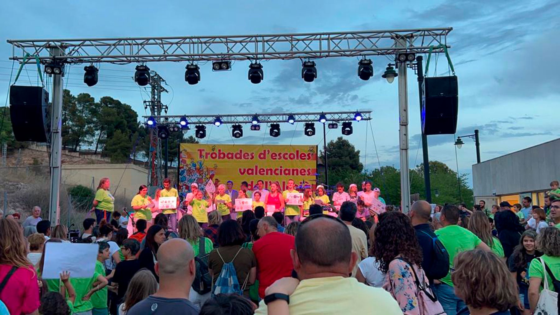Imatge del concert final que va tindre lloc en el carrer Periòdic Ciudad